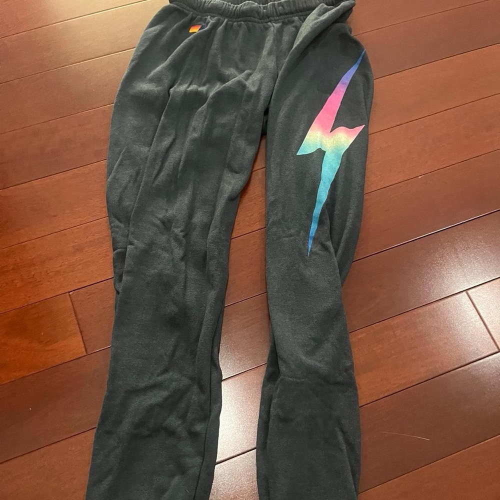 Aviator Nation Pastel Lightning Bolt Sweatpants